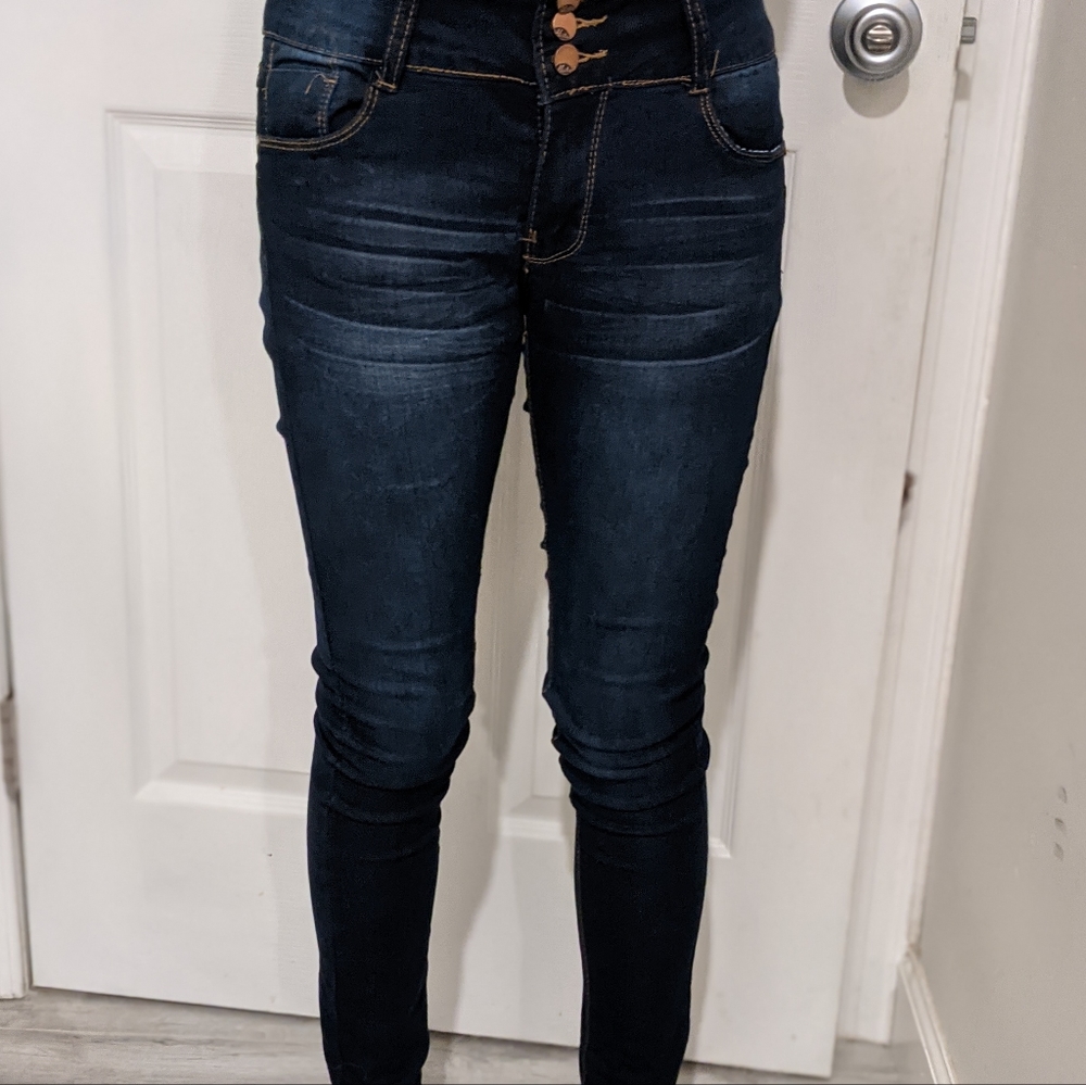 High rise jeans